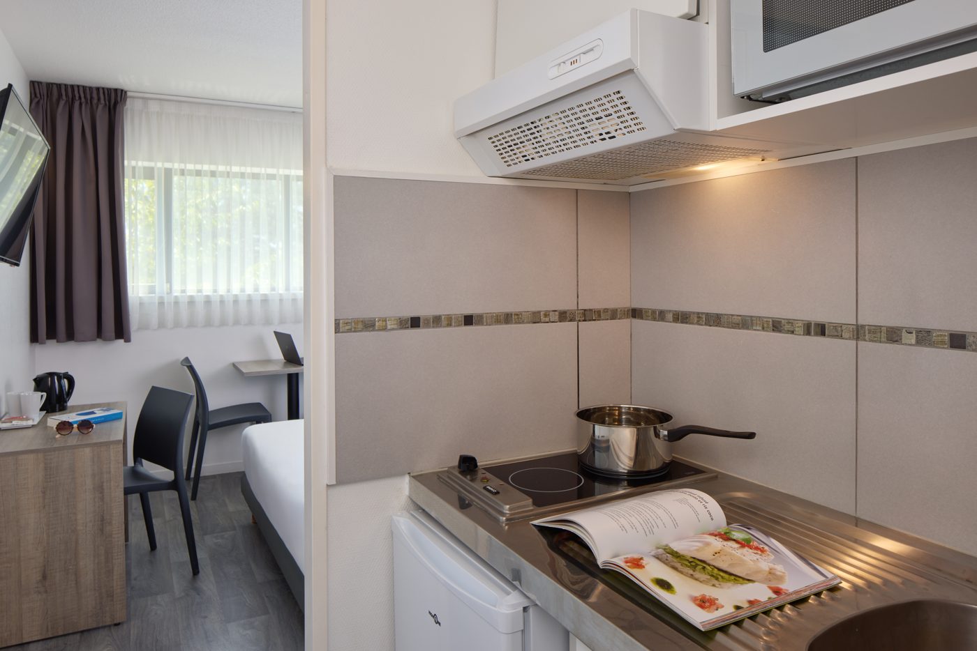 Studio et kitchenette