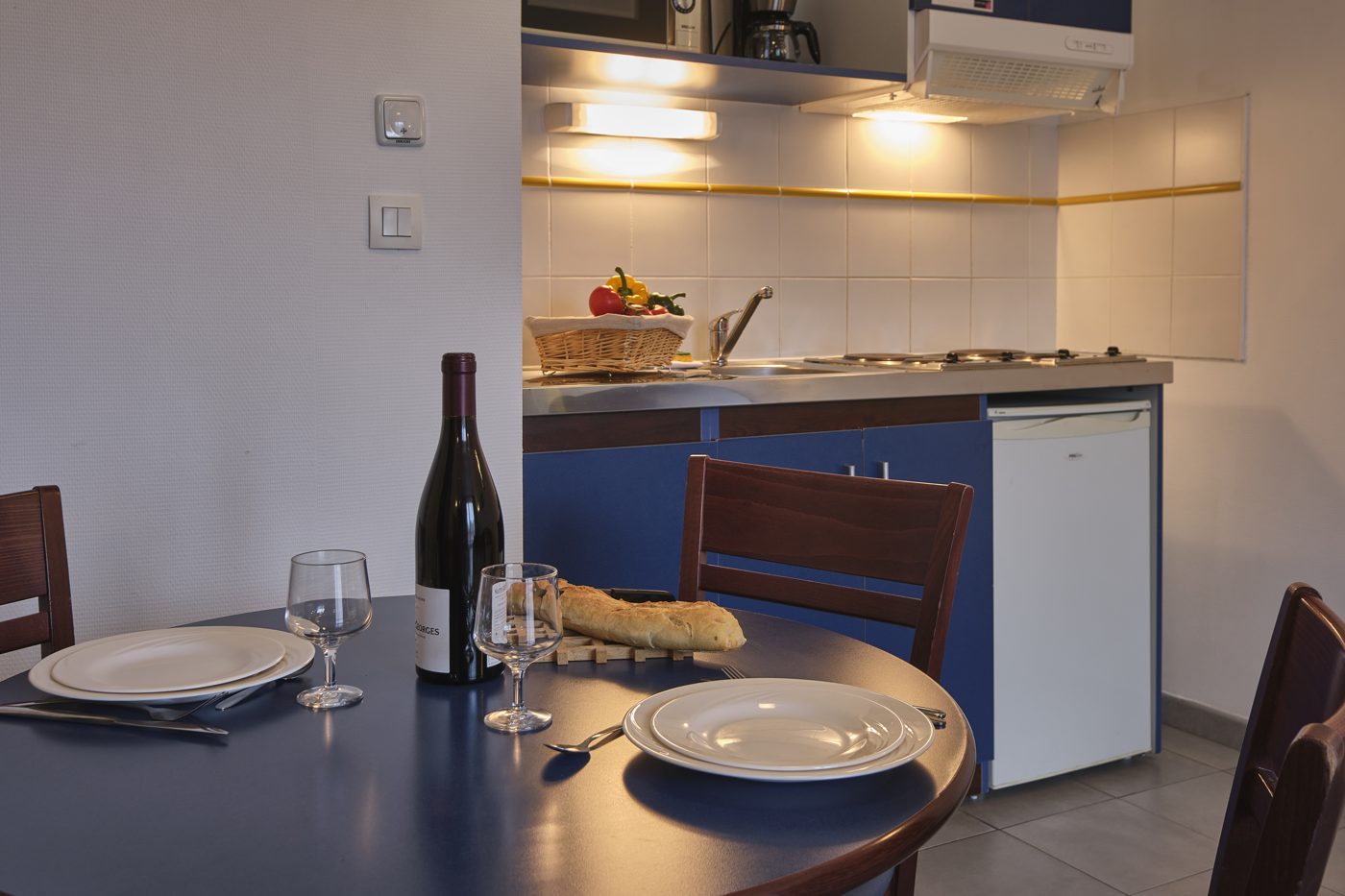 Kitchenette et coin repas